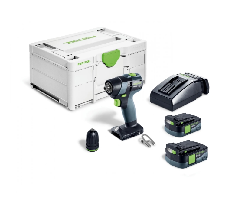 Festool TXS 12 2,5-Plus Accu Schroefboormachine 12V 2.5Ah in Systainer - 576873