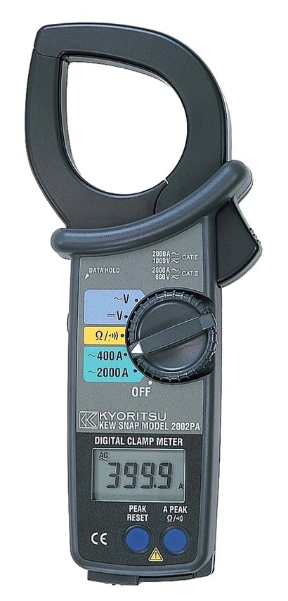 Kyoritsu Digitale stroomtang 400/2000A AC analoge uitgang 2002PA
