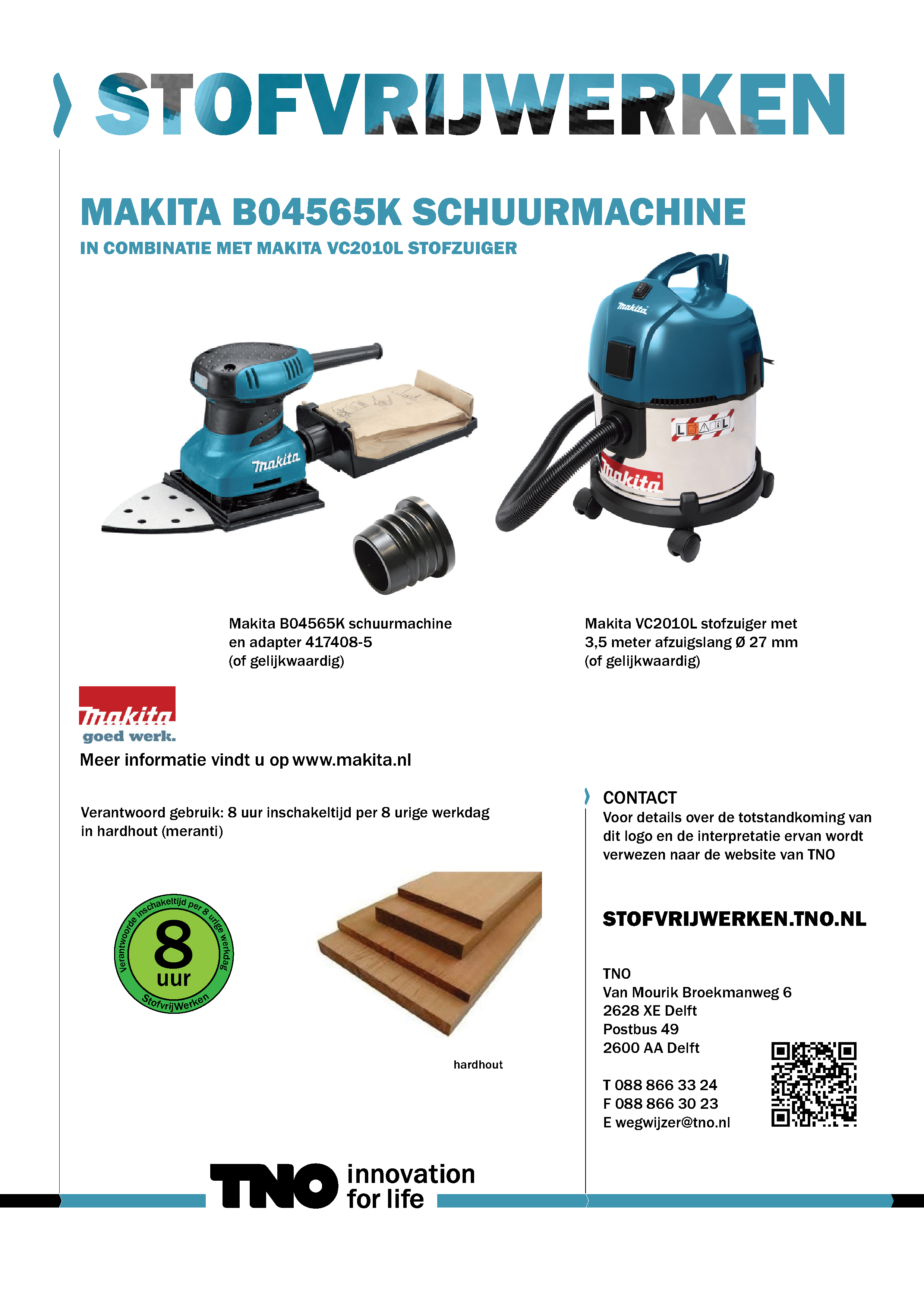 Verklaring kortademigheid geloof Makita BO4565K 230 V Vlakschuurmachine 112x190mm 200W in koffer voor 102,25  bij Gereedschappelijk.nl